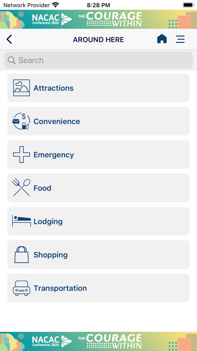 NACAC Events Screenshot