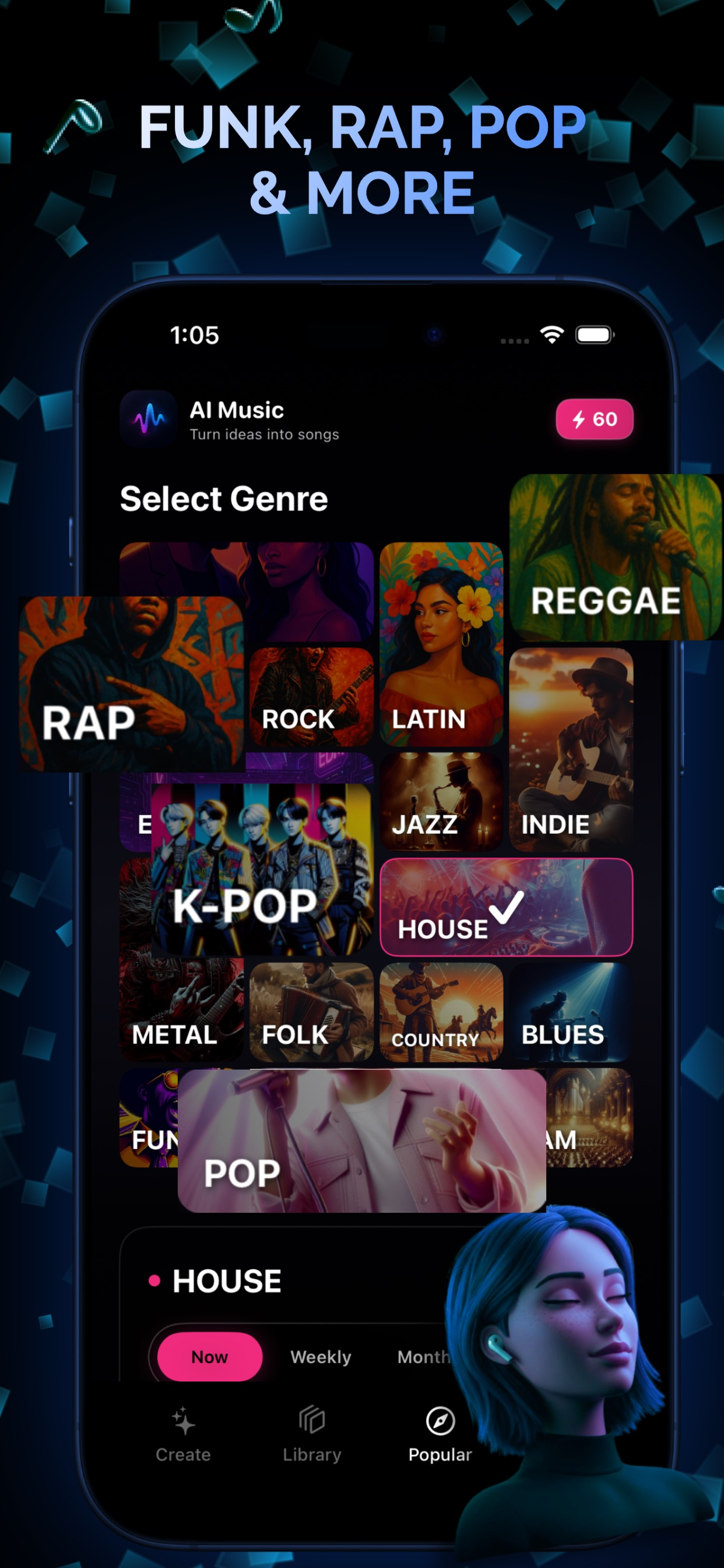 Ai Music : Ai Song Generator screenshot 5