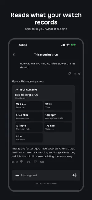 Axl: Running & Hyrox Coach screenshot 1
