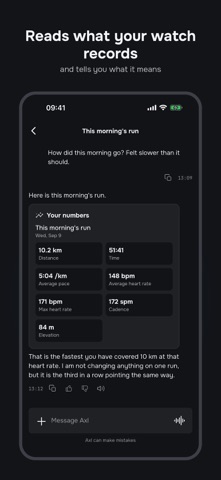 Axl: Running & Hyrox Coach Screenshot 1 of 8