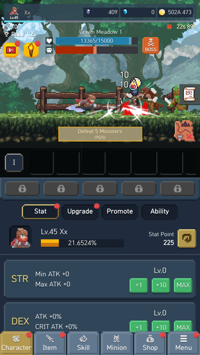 The Demonized: Idle RPG Screenshot
