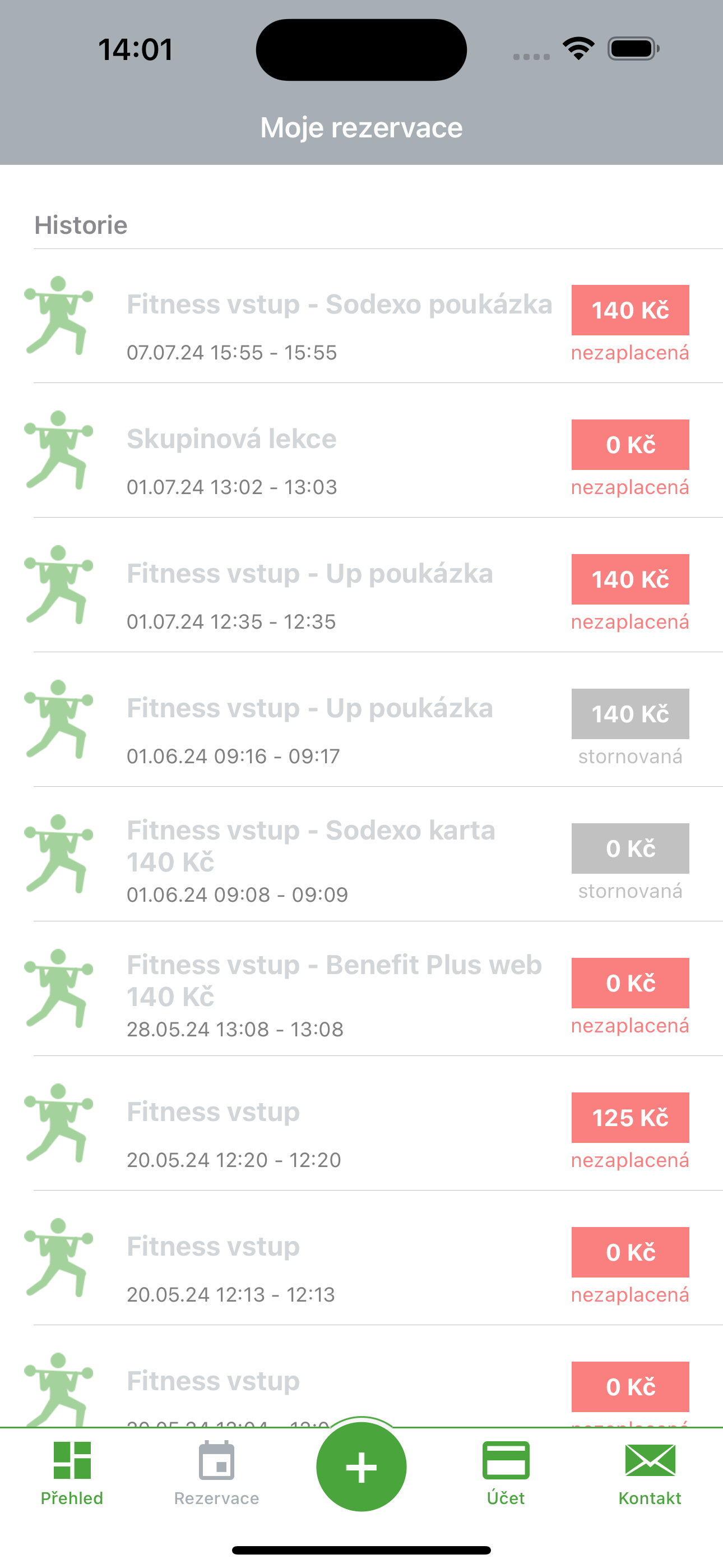 Fitness pro ženy Havířov