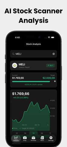 AI Stock Scanner Analysis Screenshot 1 of 3