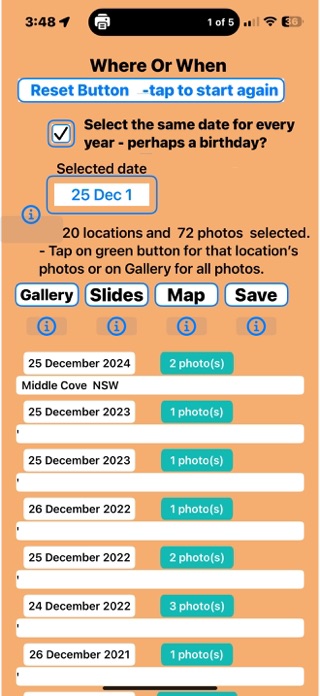WhereOrWhen Screenshot 7 of 10