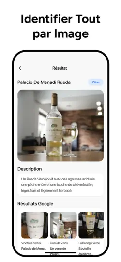 Capture d'écran de Lens AI & Reverse Image Search sur iPhone 5