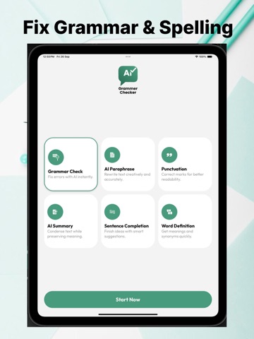 Grammar Checker : AI Writing iPad screenshot