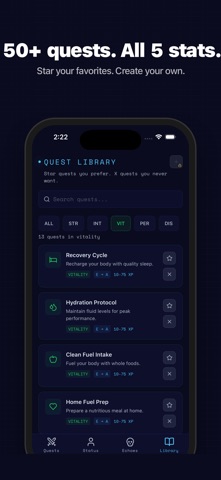 The System: RPG Habit Tracker Screenshot 5 of 5