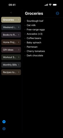 MiniLista Screenshot 1 of 4