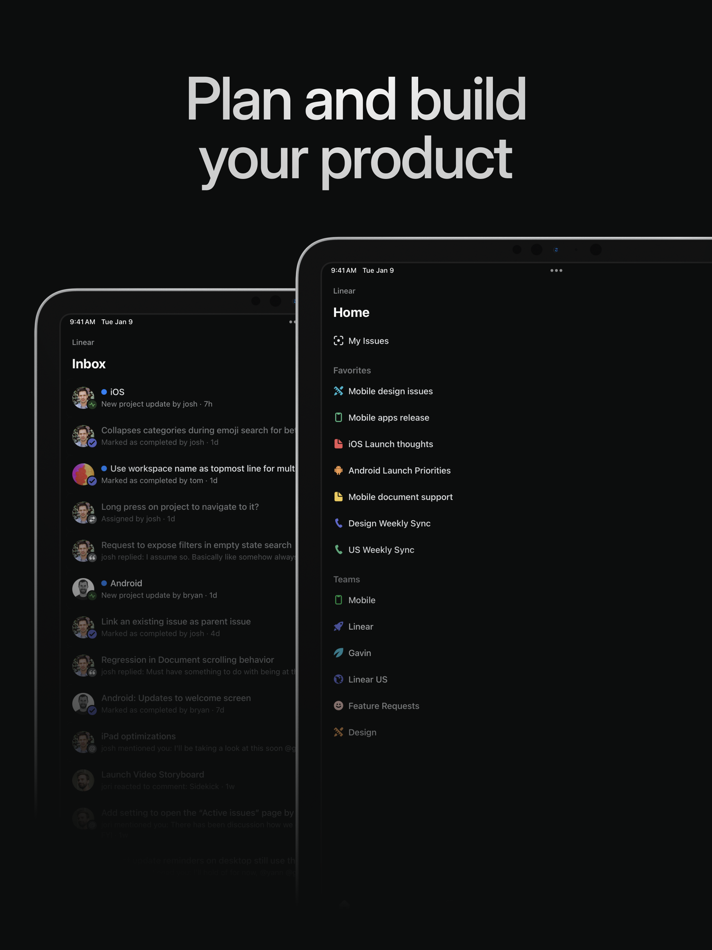 #1. Linear Mobile (iOS) 由: Linear