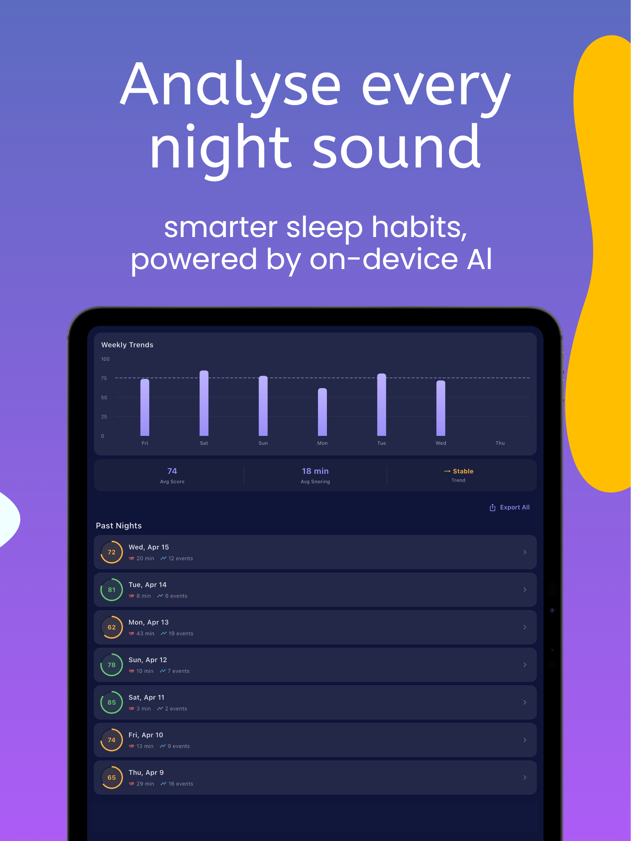 Sleep Recorder - Snore Tracker screenshot 14