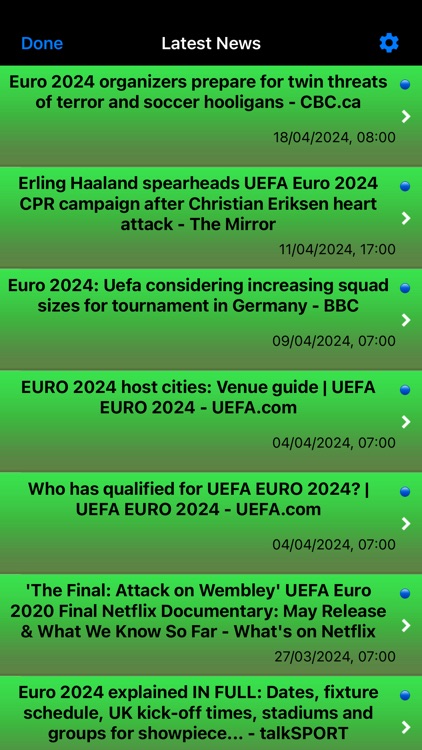 Euro Football 2024 Live scores screenshot-3