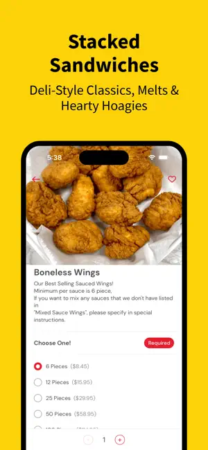 Fat Boys Wings & Sandwiches screenshot 4