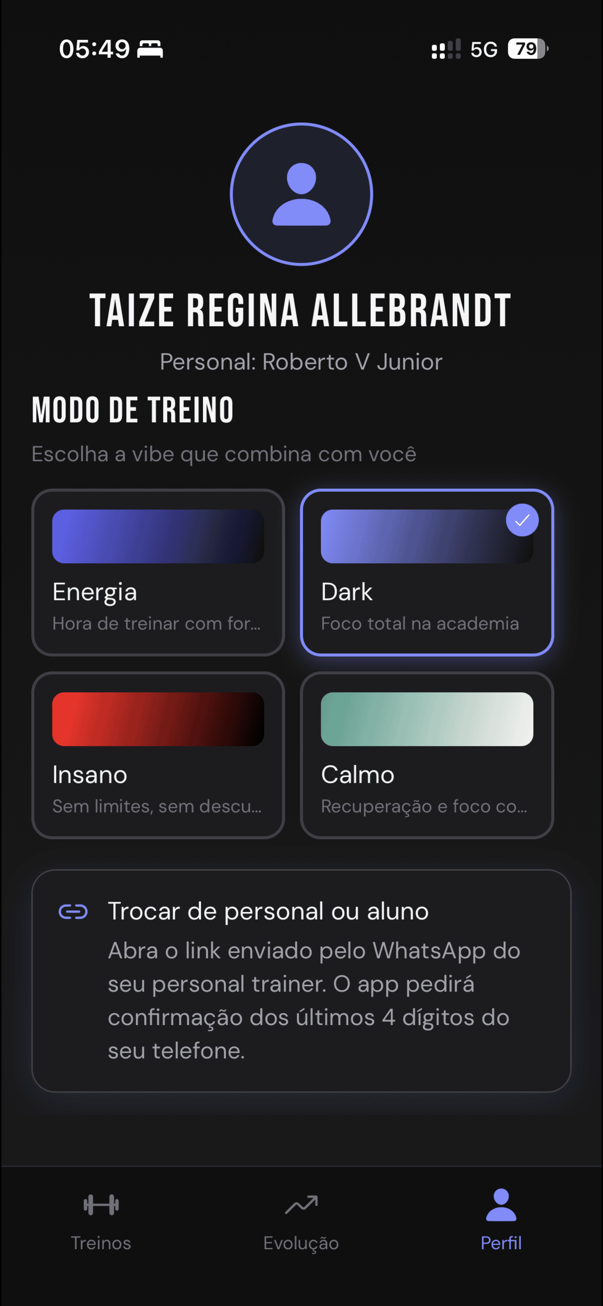 Tai Personal - Aluno screenshot 2