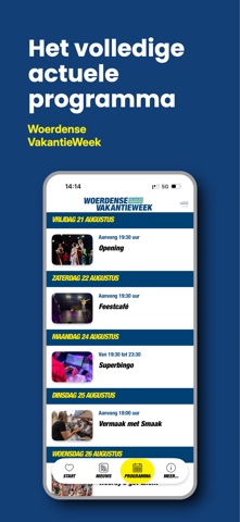VakantieWeek iPhone screenshot