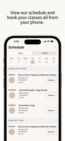 Spiritual Flow Studio screenshot