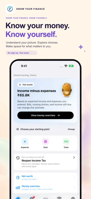 Know Your Finance: Money Guide screenshot 1