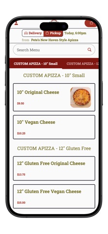 Petes New Haven Style Apizza iPhone screenshot