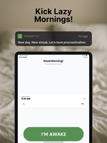 Promptly: Start Strong iPad screenshot