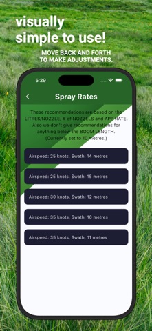 Spray Rates Screenshot 3 of 4