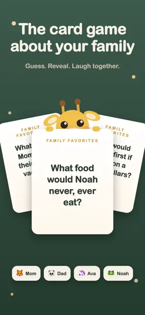 Family Cards: Guess & Reveal screenshot 1