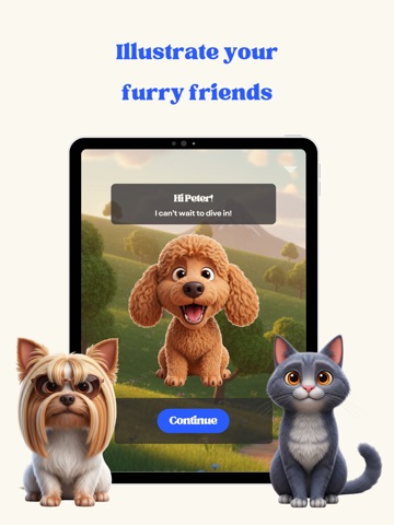 Whiskers Pets & Friends iPad screenshot