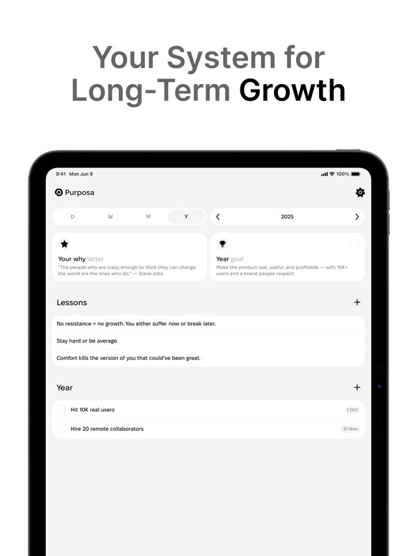 Purposa - Productivity App screenshot 5