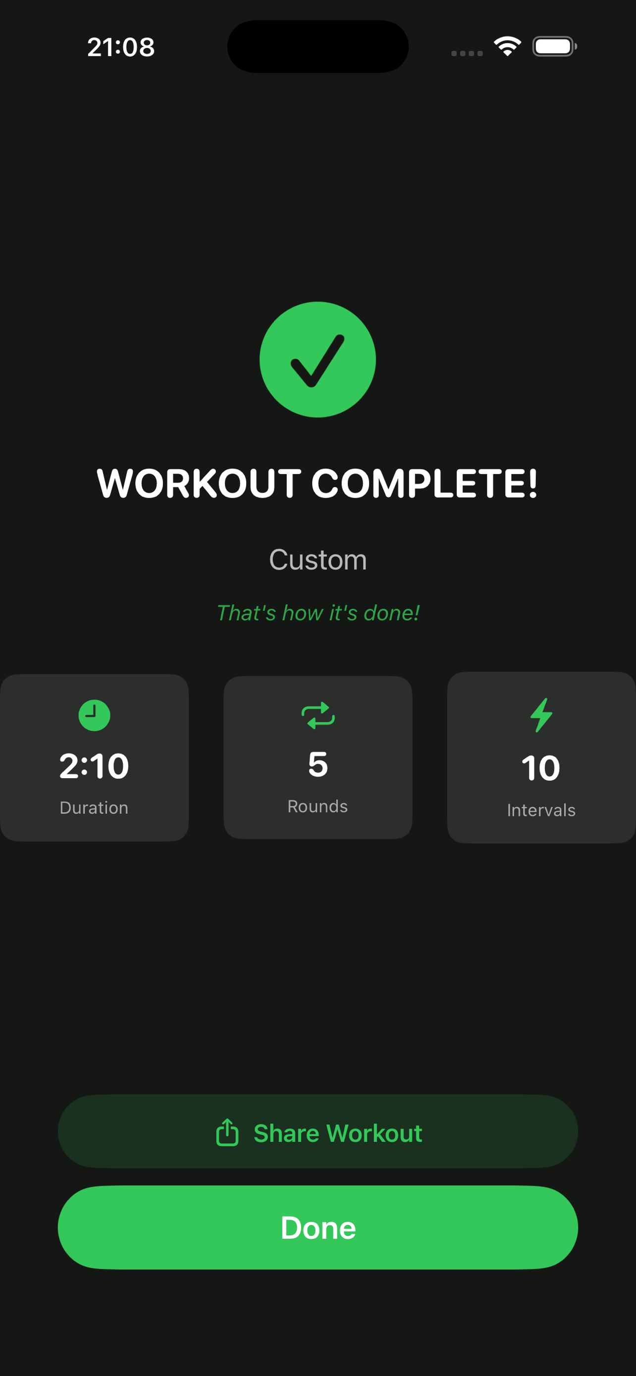 RoundTimer: Interval Timer screenshot 4