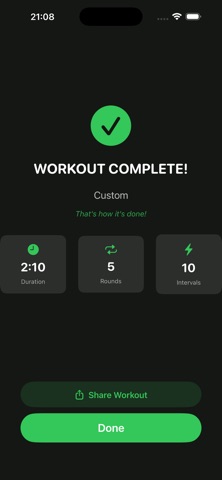RoundTimer: Interval Timer screenshot