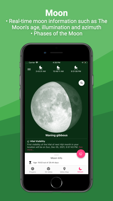 Miqat: Prayer Times, Qibla Screenshot