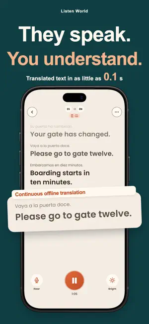 Listen World: Voice Translator screenshot 1