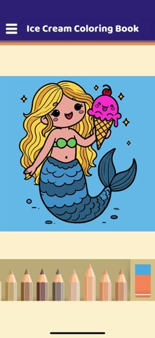 My Ice Cream Coloring Book screenshot