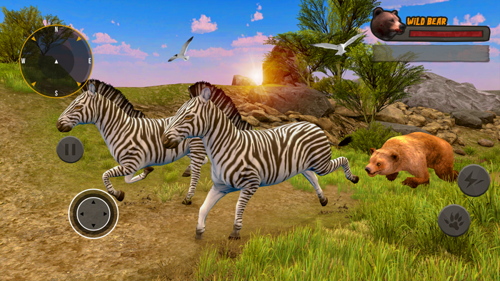 Grizzly Bear Wild Attack