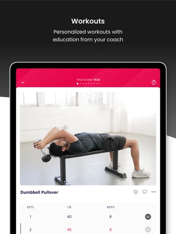 Ascend Fitness iPad screenshot