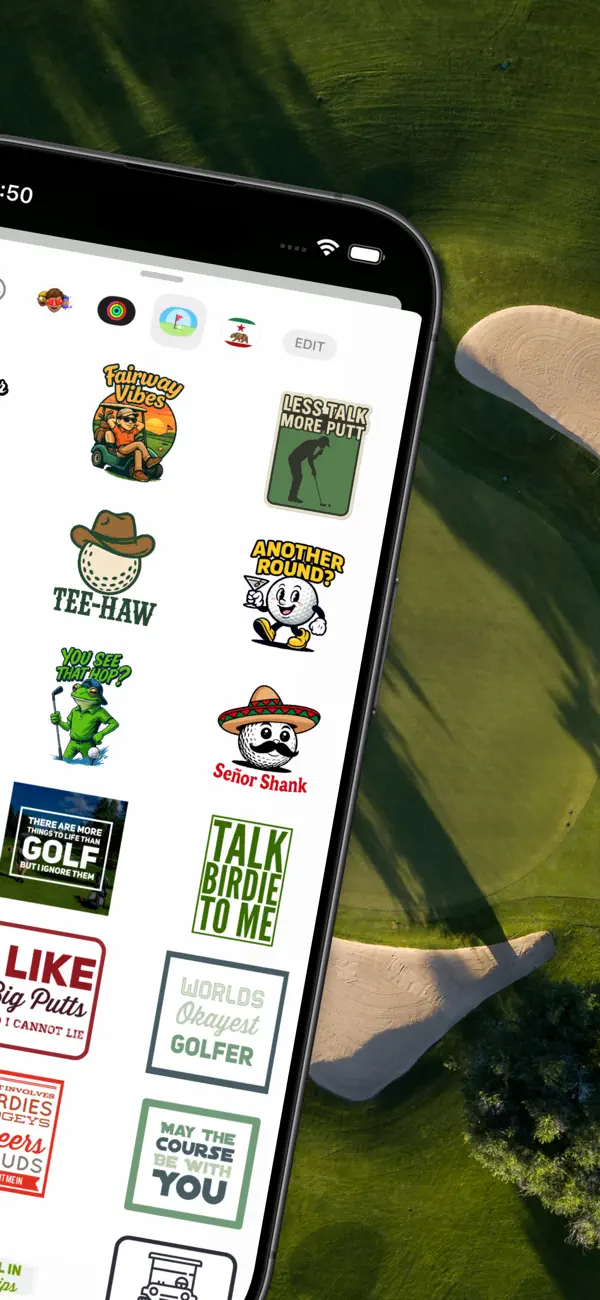Screenshot #2 pour Golf Sticker for iMessage