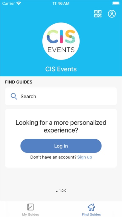 Screenshot 1 of CIS Events App