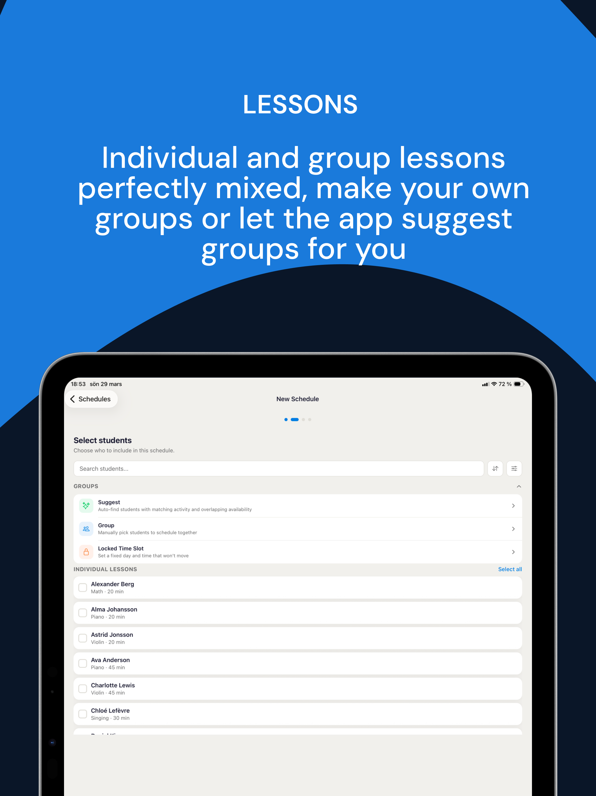 Schedule My Lessons screenshot 12