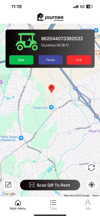 Journee Rentals Screenshot 1 of 4