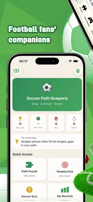 SoccerPathKeeperia screenshot 1