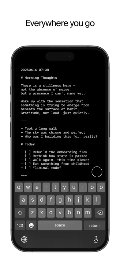 Void - Infinite Notepad screenshot 2