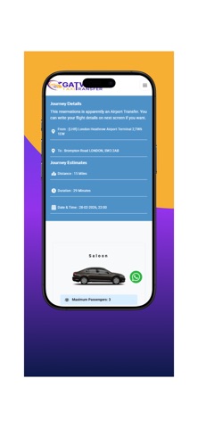 Gatwick Taxi Transfer screenshot