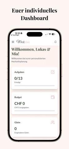 Wedplan - Hochzeitsplaner Screenshot 1 of 9