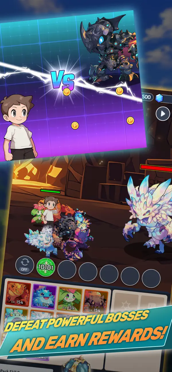 PackMon Idle:Trainer Simulator Hack screenshot 9 - game app interface