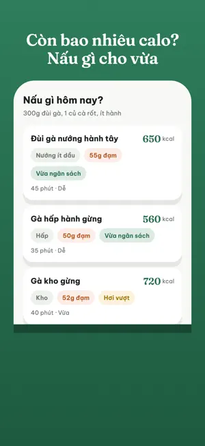 Cookwise: Đếm Calo & Nấu screenshot 2