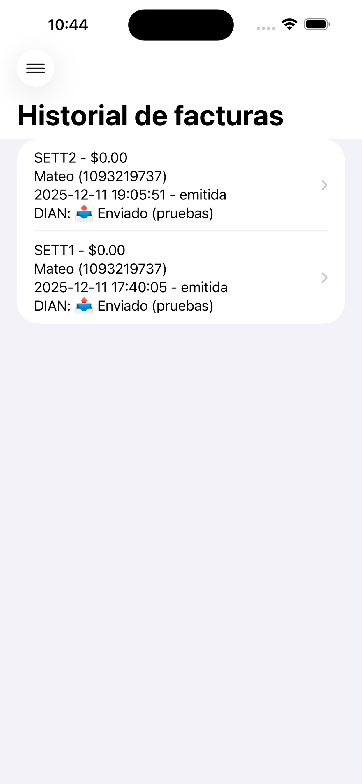 MiFactura App screenshot 5