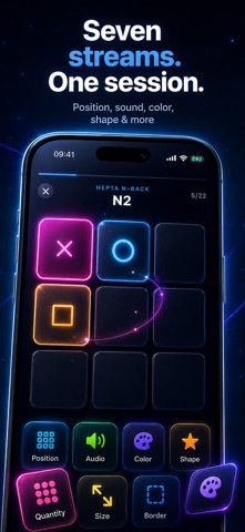 Dual N-Back: Stroop & Schulte Screenshot 5 of 7