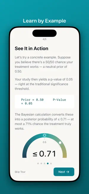 Bayesian P-Value Interpreter screenshot 3