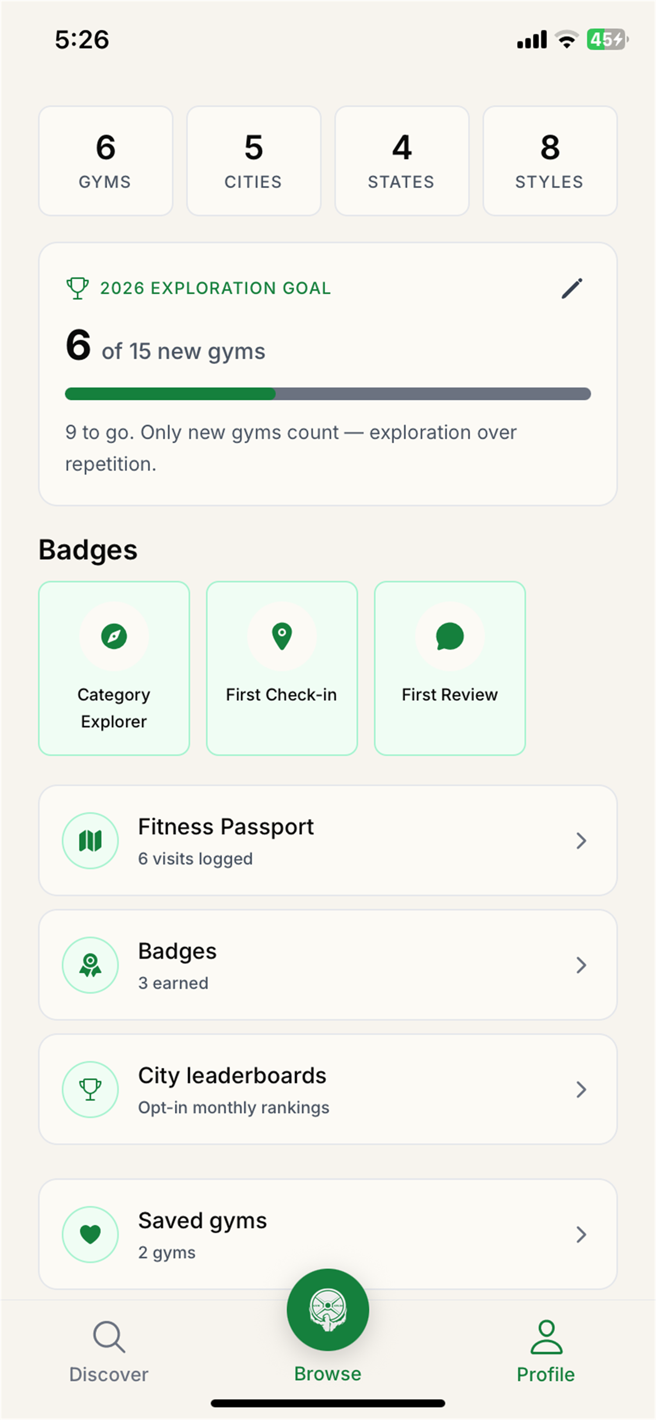 The Gym Atlas