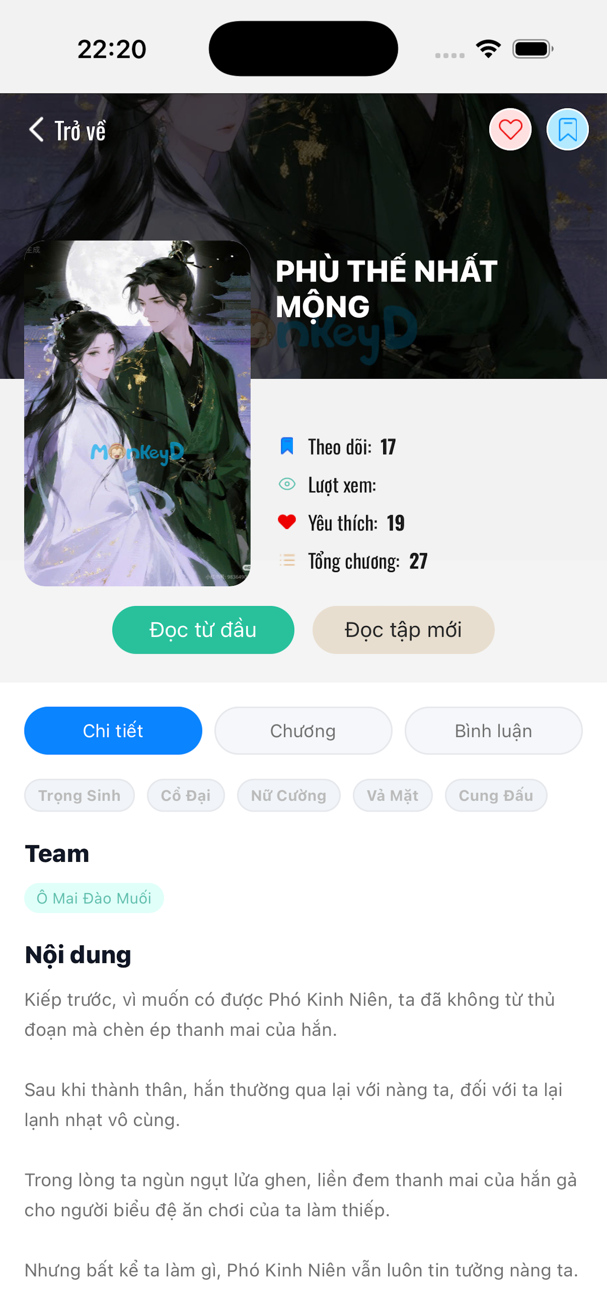 MonkeyD - Truyện Full