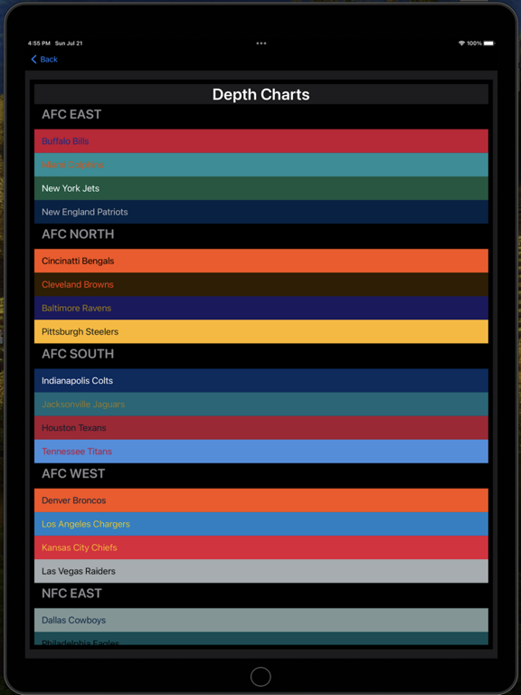 Screenshot #6 pour Fantasy FB Draft Kit