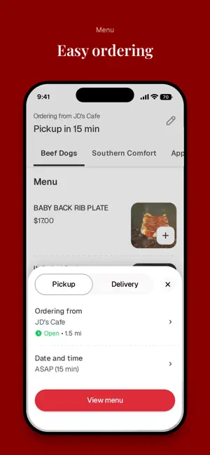 JD's Mobile Cafe screenshot 3
